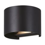 Eglo Wandleuchte Calpino 3 Aluminium Schwarz 2W 420lm - 830 Warmweiß | IP54