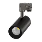 Noxion LED Schienenstrahler 3-Phasen Ecowhite Aluminium Schwarz 30W 3210lm 36D - 840 Kaltwei&szlig; | UGR <19